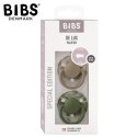 BIBS - Smoczek uspokajający 2 szt. One size De lux Camo green mix