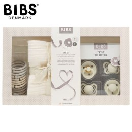 BIBS - Zestaw prezentowy New born bundle Ivory