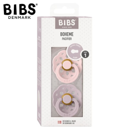 BIBS - Smoczek uspokajający 2 szt. S (0-6 m) Boheme Blossom-Dusky lilac