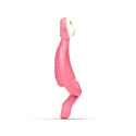 Matchstick Monkey - Gryzak masujący ze szczoteczką BioCote® Candy pink