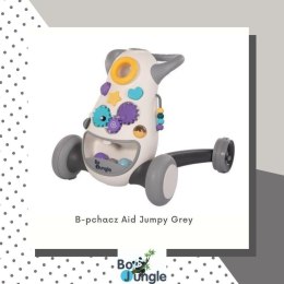 Bo Jungle - Pchacz Jeździk interaktywny Aid Jumpy Grey