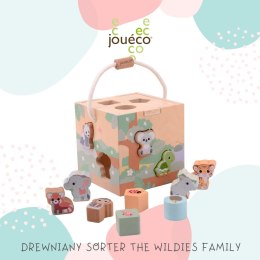 Jouéco - Drewniany sorter The wildies family