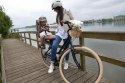 Bobike - Fotelik rowerowy Exclusive Maxi Plus 1P rama Urban grey