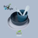Bo Jungle - Zestaw naczyń 5 el. Bioplastik CPLA Blue