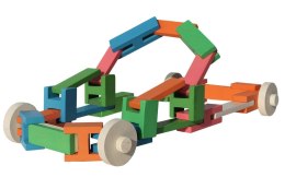 Luco Toys - Klocki konstrukcyjne z kółkami 36 szt. Large