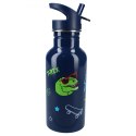 Prêt - Butelka na wodę Bidon dla dzieci Dino T-Rex Navy