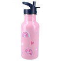 Prêt - Butelka na wodę Bidon dla dzieci Heart Unicorn Pink