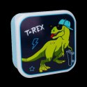 Prêt - Snack box Śniadaniówka 3w1 Dino T-Rex Navy