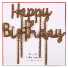 Meri Meri - Topper na tort Happy Birthday akrylowy