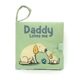 Jellycat - Książeczka sensoryczna dla dzieci „Daddy Loves Me"