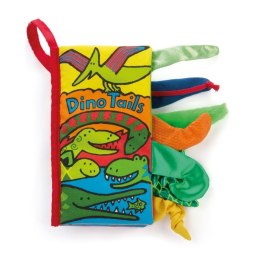 Jellycat - Książeczka sensoryczna dla dzieci „Dino Tails"