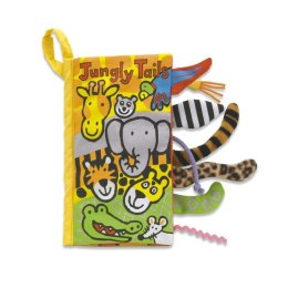 Jellycat - Książeczka sensoryczna dla dzieci „Jungly Tails"