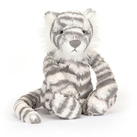 Jellycat - Pluszak 31 cm Biały tygrys Bashful White