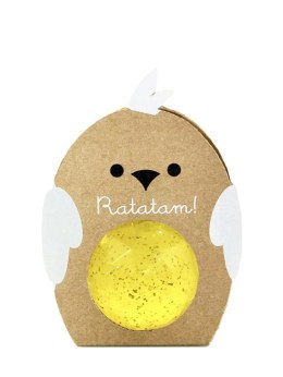 Ratatam - Piłka mini kauczukowa 4 cm Bird Yellow