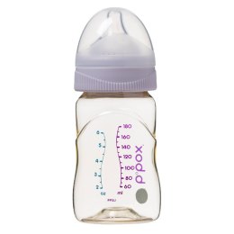 B.Box - Butelka ze smoczkiem do karmienia niemowląt wykonana z PPSU 180 ml Peony