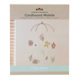Little Dutch - Dekoracyjny mobil kartonowy Flowers & butterflies