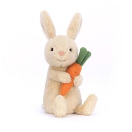 Jellycat - Pluszak 15 cm Wesoły króliczek z marchewką Bonnie
