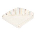 Little Dutch - Ręcznik z kapturkiem 100 x 100 cm Vintage Sunny stripes
