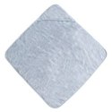 Mushie - Ręcznik z kapturkiem z bawełny organicznej Baby blue