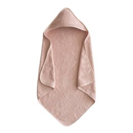 Mushie - Ręcznik z kapturkiem z bawełny organicznej Blush