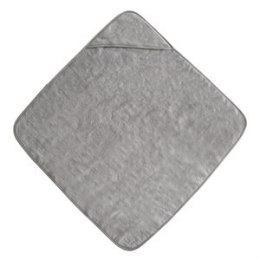 Mushie - Ręcznik z kapturkiem z bawełny organicznej Grey