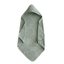 Mushie - Ręcznik z kapturkiem z bawełny organicznej Moss