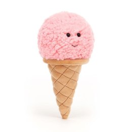 Jellycat - Pluszak 18 cm Wesoły Rożek Irresistible ice cream Strawberry