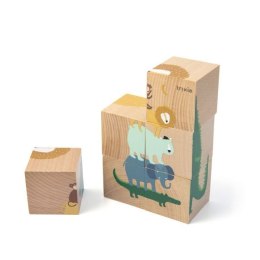 Trixie - Drewniane klocki-puzzle Zwierzęta