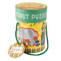 Floss & Rock - Puzzle dla początkujących 4w1 Dżungla