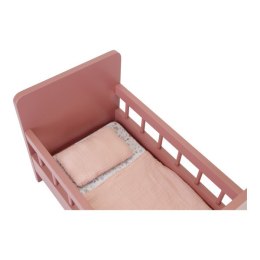 Little Dutch - Drewniane łóżeczko dla lalek z pościelą