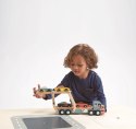 Tender Leaf Toys - Drewniana laweta z samochodami