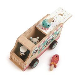 Tender Leaf Toys - Drewniana lodziarnia Samochód