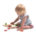 Tender Leaf Toys - Drewniana zabawka Królik i liczenie marchewek
