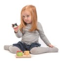 Tender Leaf Toys - Drewniana zabawka sensoryczna Kształty i faktury Zwierzęta