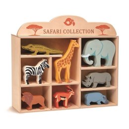 Tender Leaf Toys - Drewniane figurki do zabawy Zwierzęta Safari