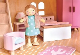 Tender Leaf Toys - Drewniane meble do domku dla lalek Sypialnia