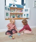 Tender Leaf Toys - Drewniany trzypiętrowy domek dla lalek