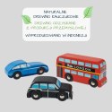 Tender Leaf Toys - Drewniany zestaw samochodów 3 szt. Londyn
