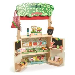 Tender Leaf Toys - Dwustronny drewniany sklepik i teatrzyk