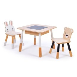 Tender Leaf Toys - Stolik i dwa krzesełka do pokoju dziecięcego Forest