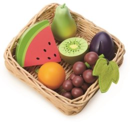 Tender Leaf Toys - Wiklinowy koszyk z owocami