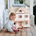 Tender Leaf Toys - Trzypiętrowy domek dla lalek w stylu kolonialnym
