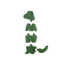 Trixie - Drewniane puzzle Pan Krokodyl