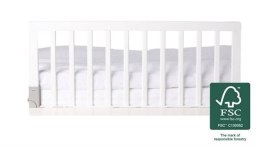 BabyDan - Drewniana barierka ochronna do łóżka White
