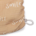 Muumee - Dwustronny śpiworek muślinowy z bawełny organicznej TOG 1.0 Grow up Smile