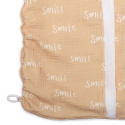 Muumee - Dwustronny śpiworek muślinowy z bawełny organicznej TOG 1.0 Grow up Smile