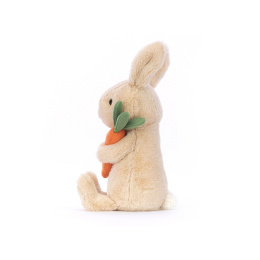 Jellycat - Pluszak 15 cm Wesoły króliczek z marchewką Bonnie