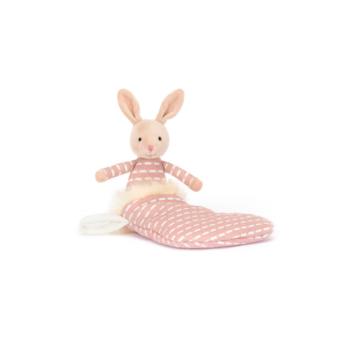 Jellycat - Pluszak 20 cm Króliczek w lśniącej skarpecie Shimmer stocking