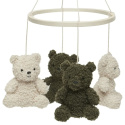 Jollein - Karuzela do łóżeczka Mobil Teddy bear Leaf green-Natural