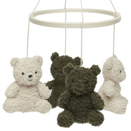 Jollein - Karuzela nad łóżeczko Baby mobile Teddy bear Leaf green-Natural